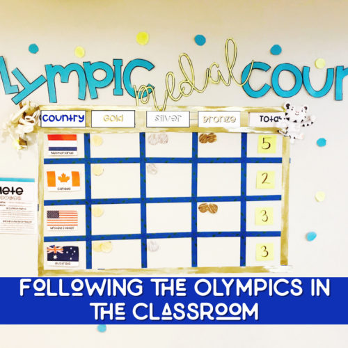 Following the Olympics in the Classroom