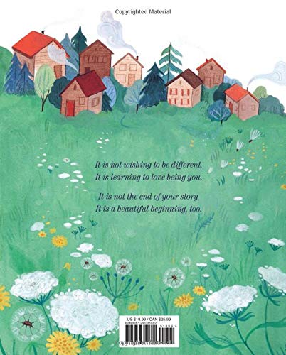 Back Cover of You Are A Beautiful Beginning Reads: It's is not wishing to be different it is learning to love being you. It is not the end of your story. It is a beautiful beginning too." 